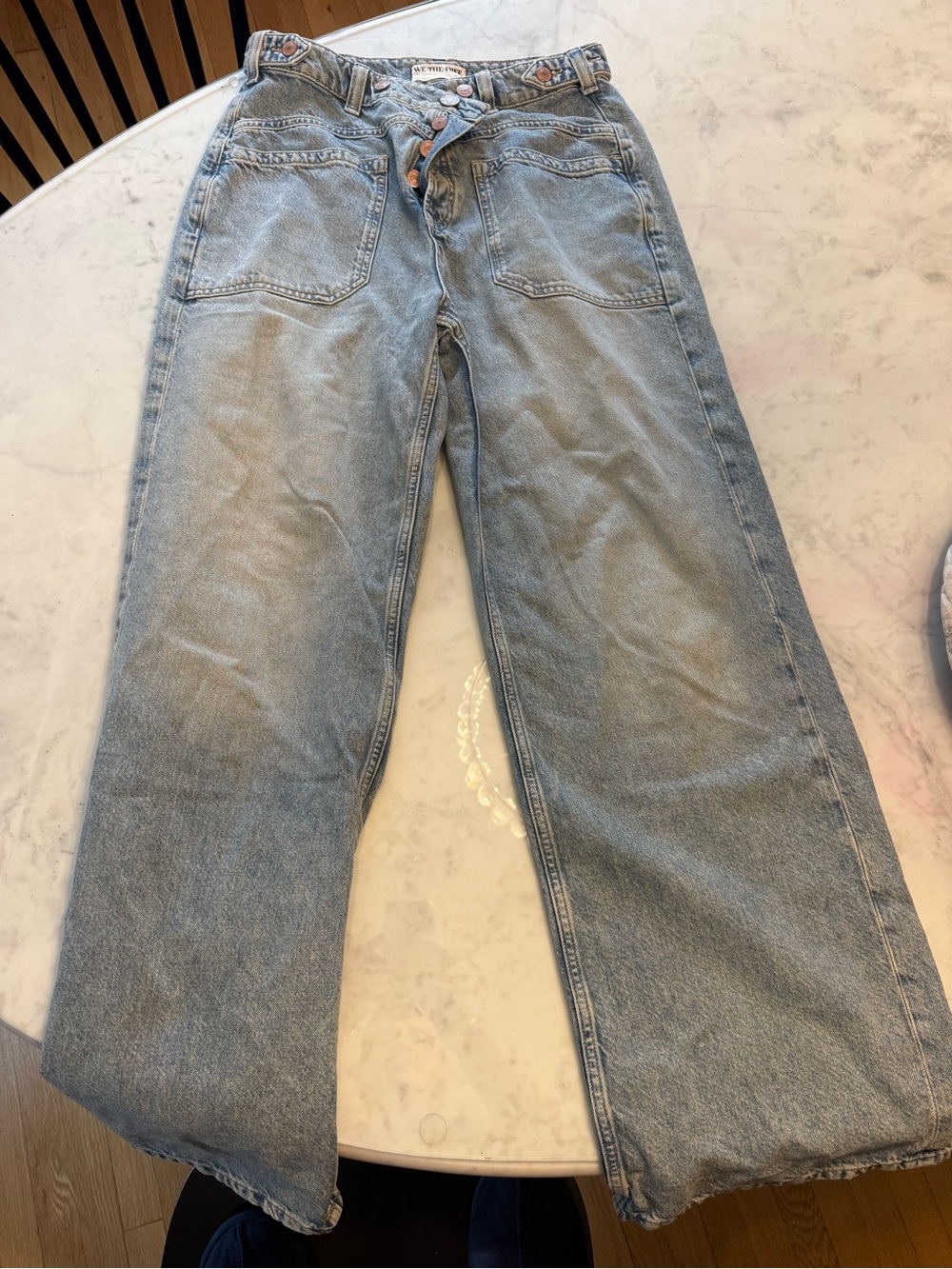 Free People Light Blue Relaxed women’s Jeans